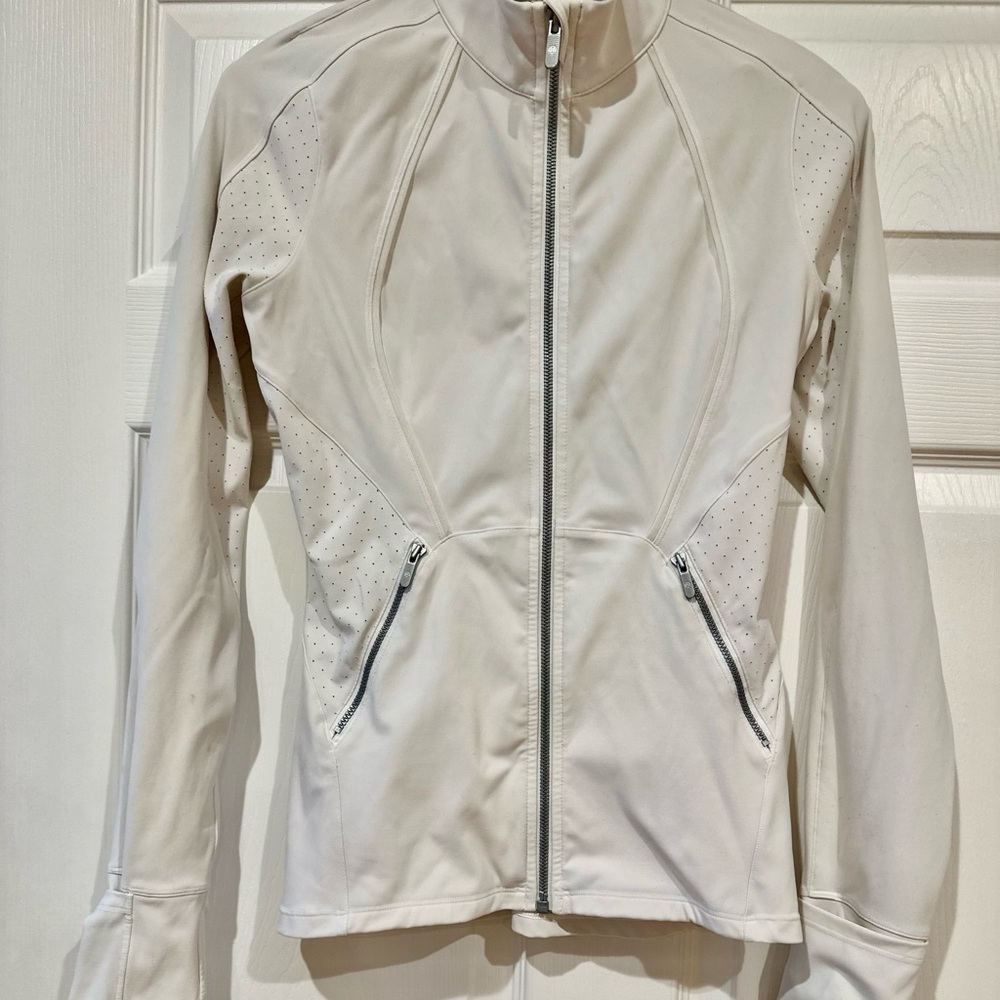 Women's White Lululemon Jacket